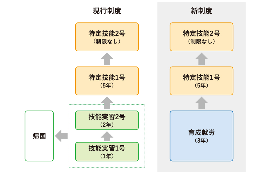 外国人技能実習制度と育成就労制度