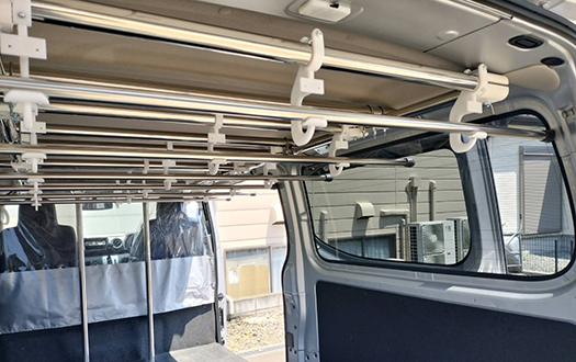 ゴトウコンベヤーの集配車用スリックレール